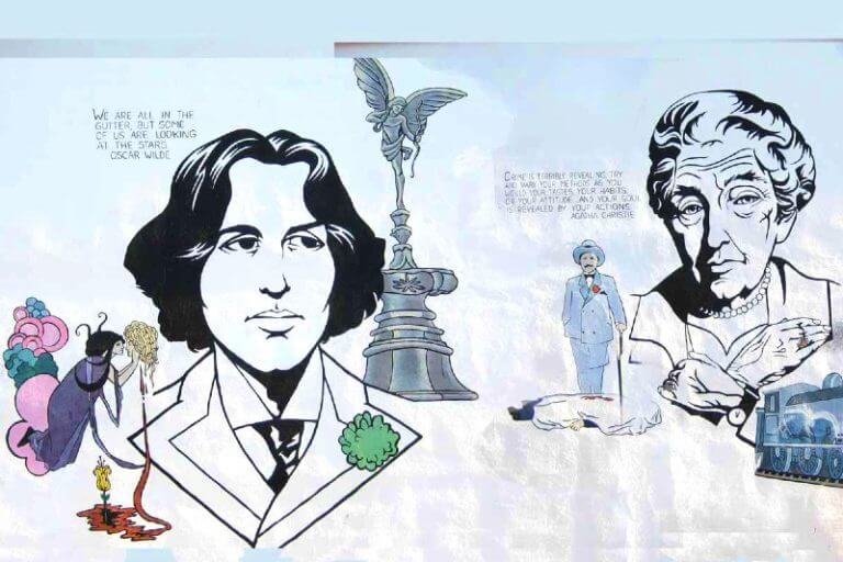 31 exemplos de arte de rua e murais com livros