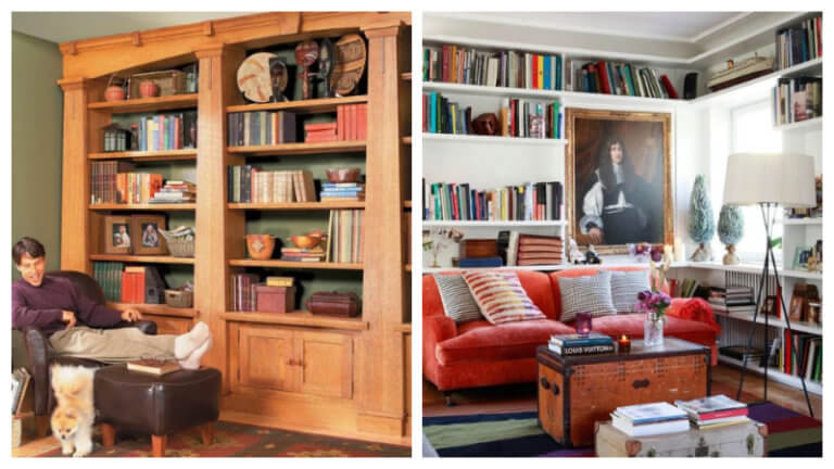 TOP 20 | Vinte estantes de livros criativas para você se inspirar
