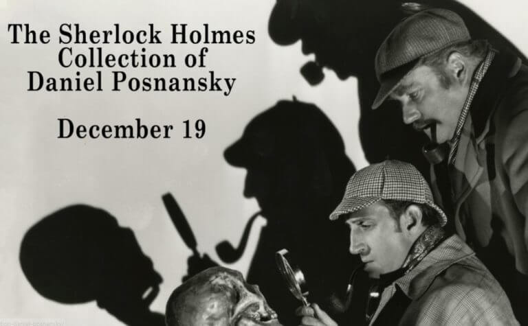 Maior coleção com itens de Sherlock Holmes vai a leilão