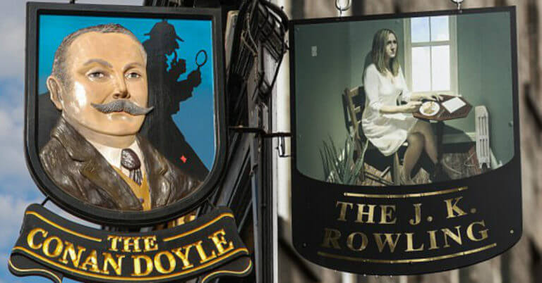 Bar muda o nome de Sherlock para o The J.K. Rowling Pub