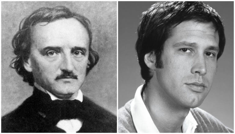 O que Edgar Allan Poe e Chevy Chase têm em comum?