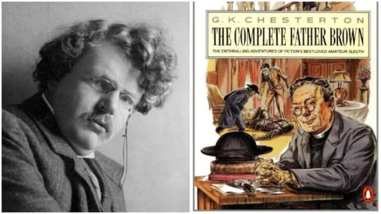 GK Chesterton é o criador de Padre Brown, religioso mais perspicaz da literatura