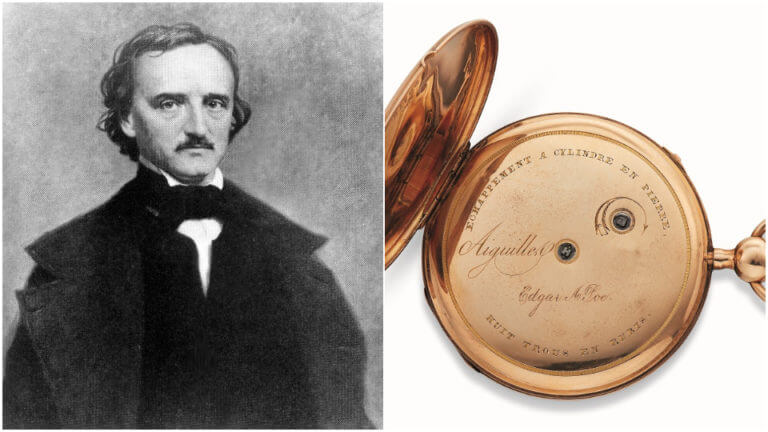 Que tal passar o tempo com o relógio de Edgar Allan Poe?