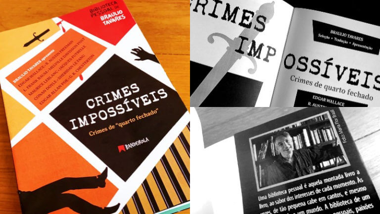 CRIMES IMPOSSÍVEIS | Braulio Tavares participa de live para falar sobre antologia de mistério