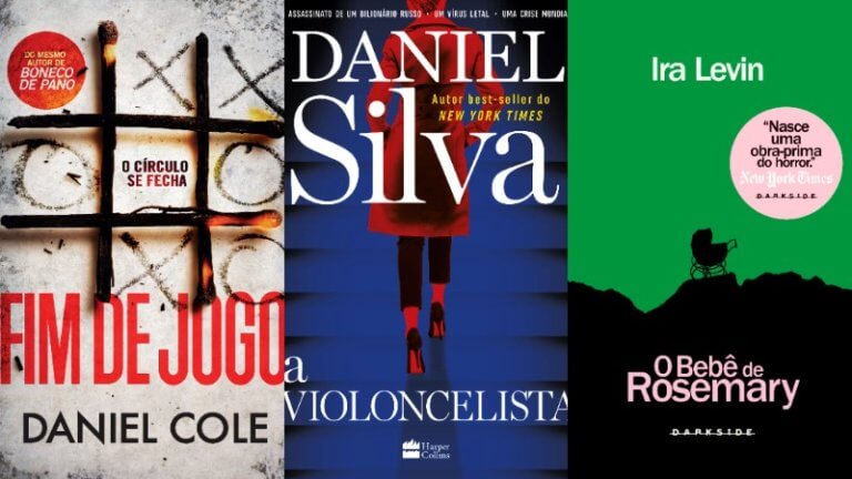 LANÇAMENTOS | Suspense, crime e mistério em abril