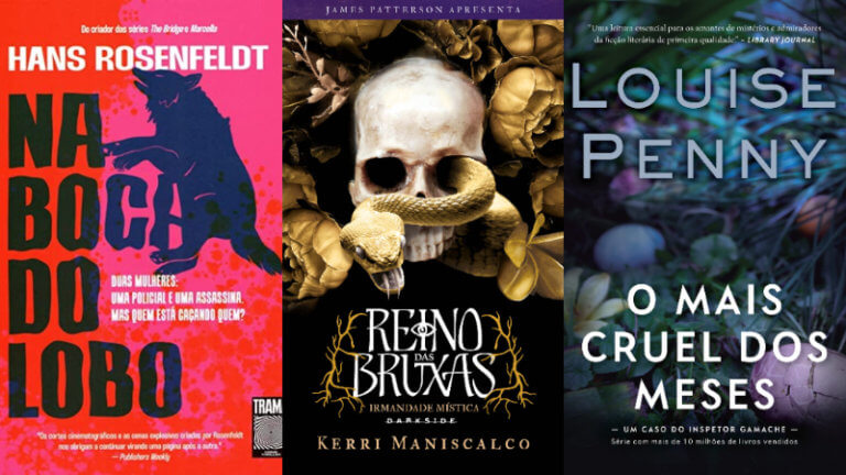 LANÇAMENTOS | Suspense, crime e mistério em agosto