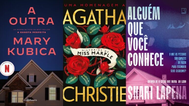 LANÇAMENTOS | Suspense, crime e mistério em fevereiro