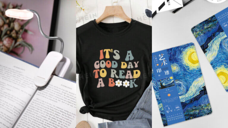 SHEIN | 100 produtos para fãs de livros; ganhe desconto!