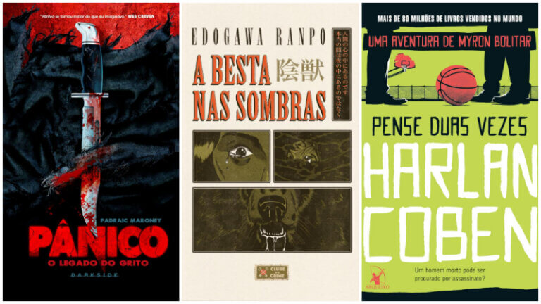 LANÇAMENTOS | Suspense, terror e mistério em julho