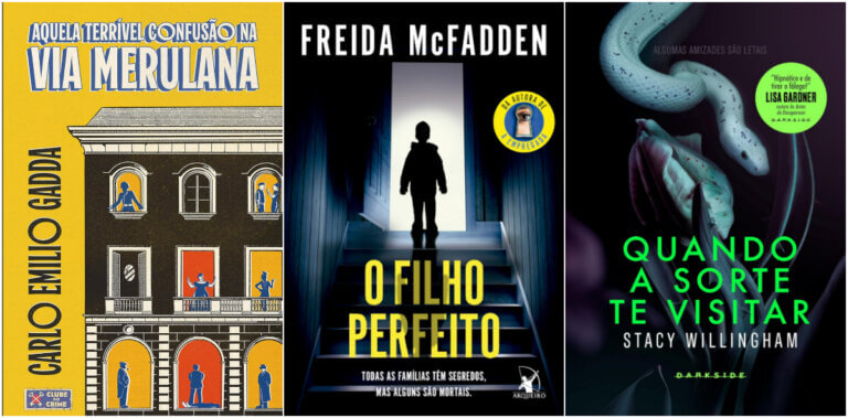 LANÇAMENTO | Livros de suspense e mistério em outubro