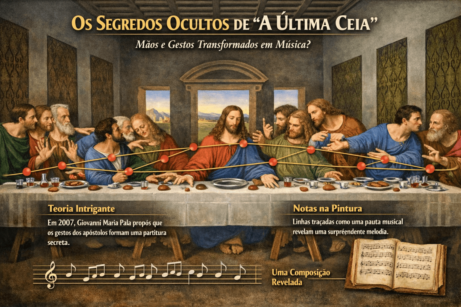 santa_ceia O mistério escondido nas pinturas de Leonardo da Vinci
