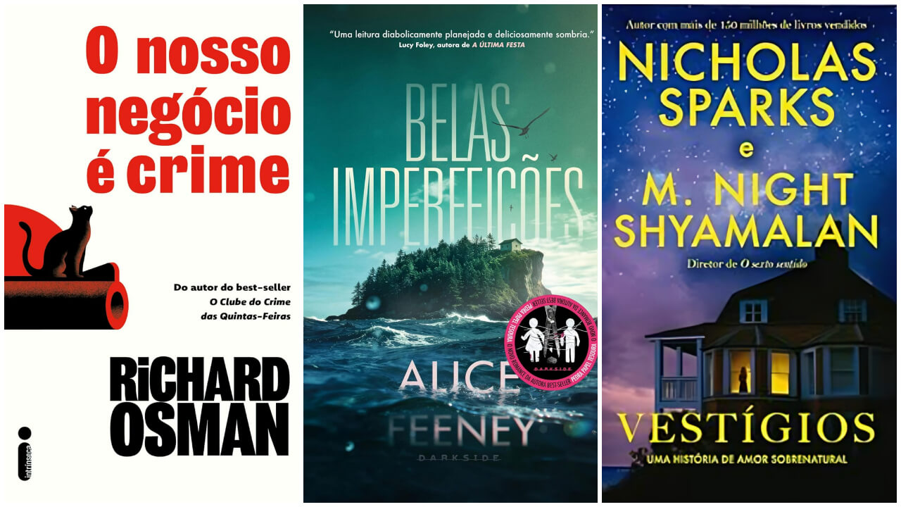 LANÇAMENTOS | Livros de suspense e mistério em abril