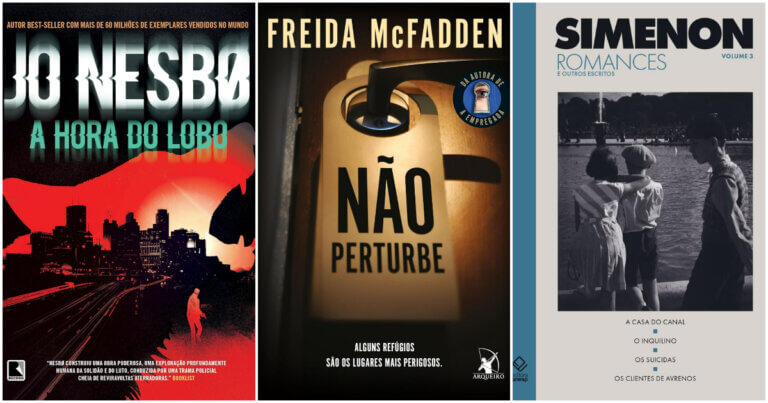 LANÇAMENTOS: Livros de suspense e mistério em julho