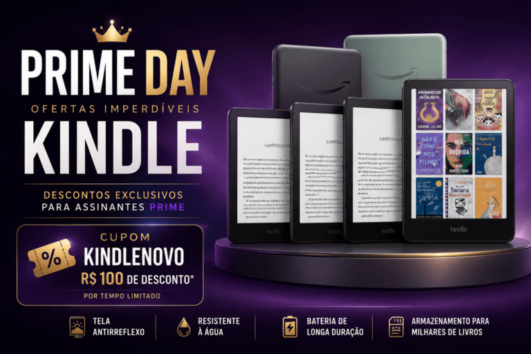 Prime Day: as melhores ofertas de Kindle com descontos exclusivos